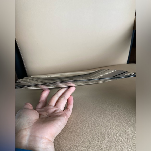 Fused Art glass Striped Clear Black Plates Plater set - Picture 4 of 10